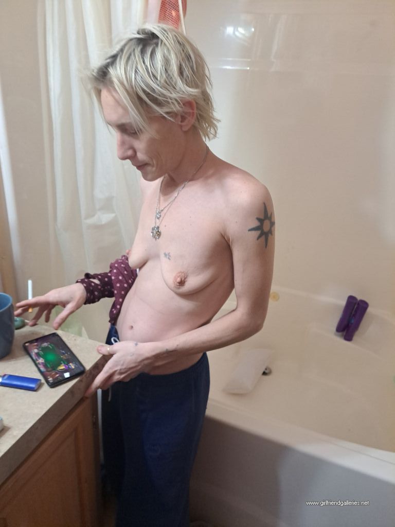 Wife posing