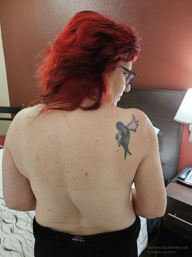 Lacey showing her goodies!