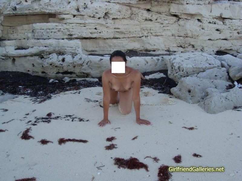 my wife at the beach part I