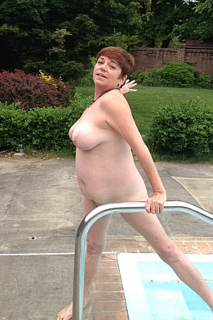 Wife Poolside