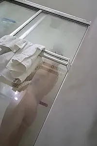Myra, 24 Year old taking a shower