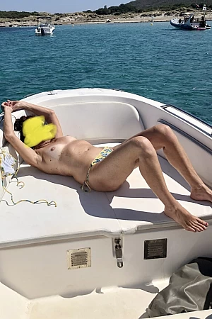 On the boat