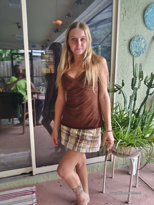 My sexy bitch hanging by the pool