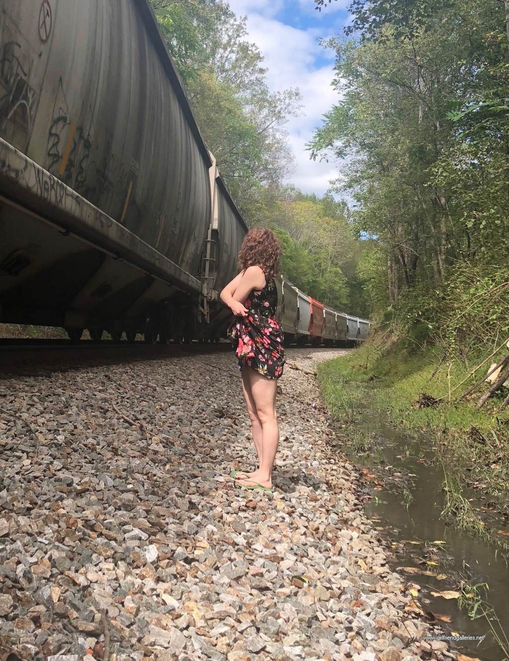An Angel on the tracks