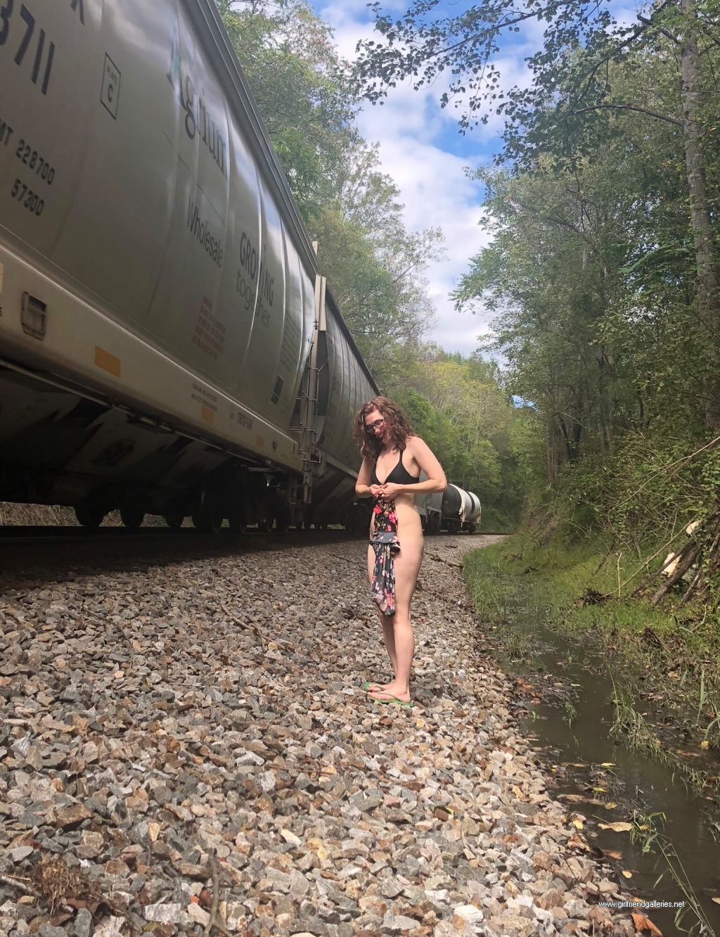 An Angel on the tracks