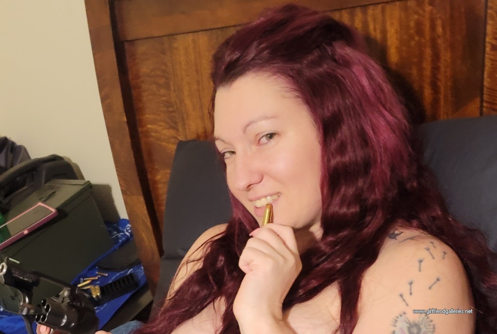 Horny girl.