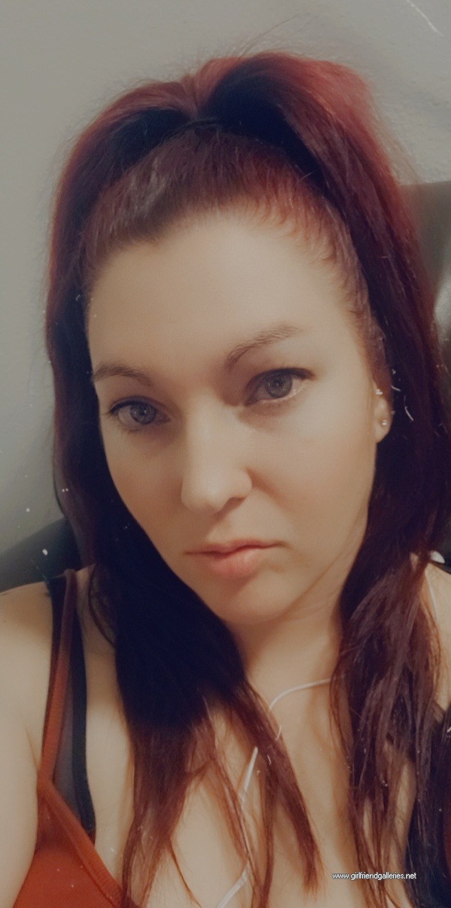 Horny girl.